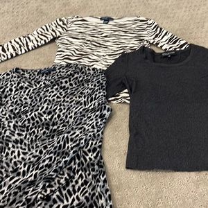 3 Jones New York stunning ladies tops. Sizes petite small and size small.